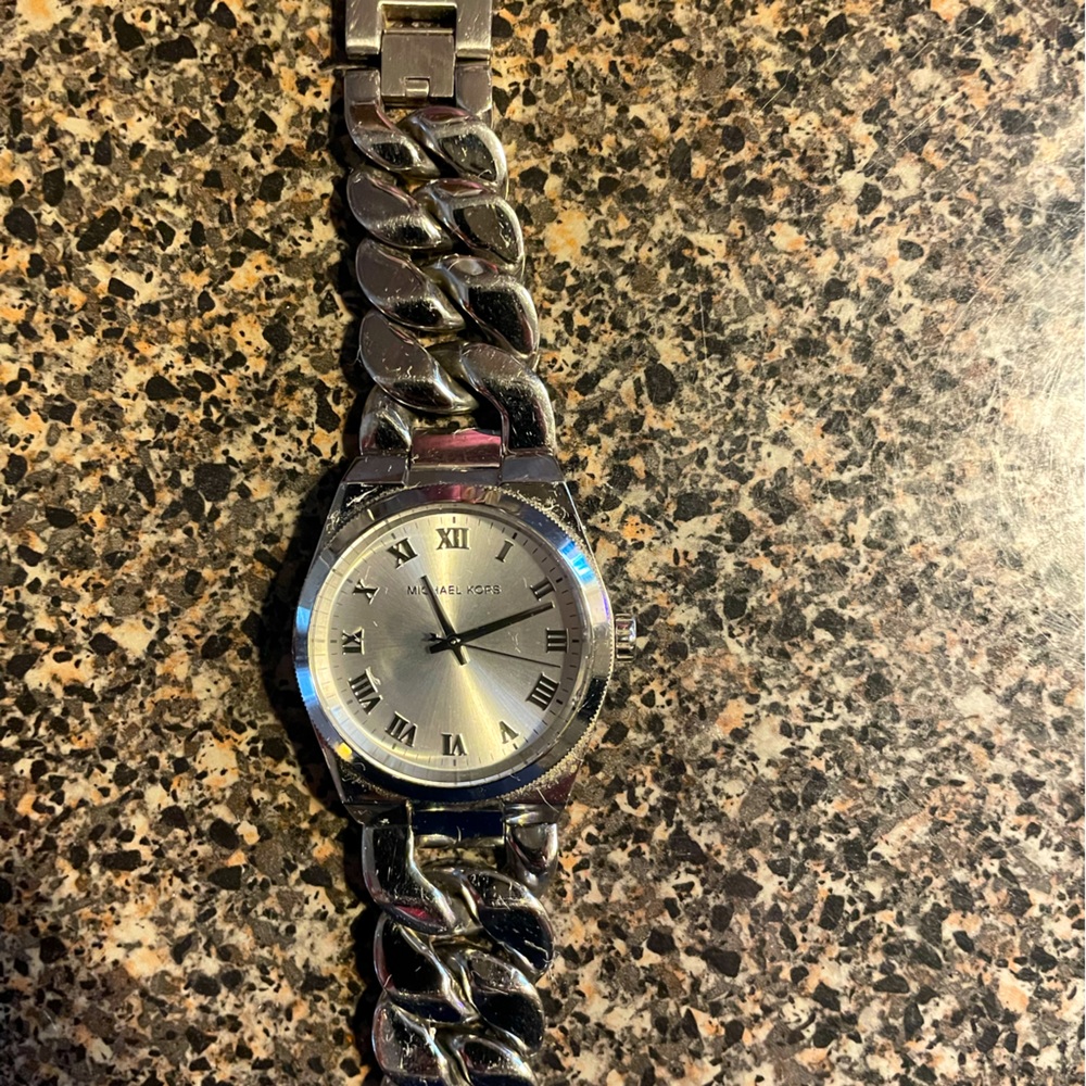 Michael Kors Womens Silver Watch